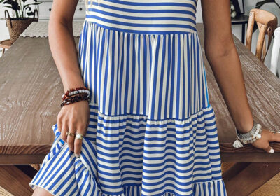 Sky-Blue-Stripe-U-Neck-Sleeveless-Loose-Fit-Mini-Dress-3